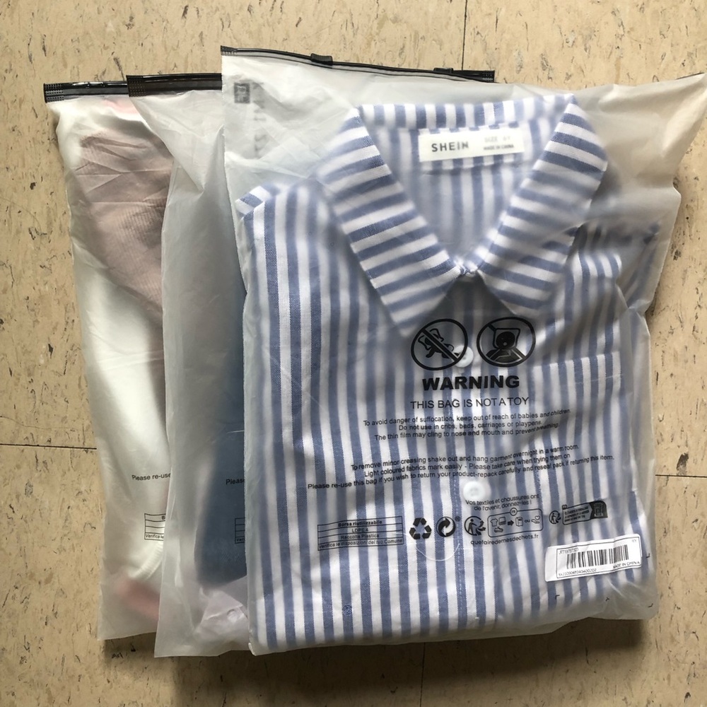 ❤️ NWT Shein Kids 6Y Bundle striped shirt jeans 3 tops